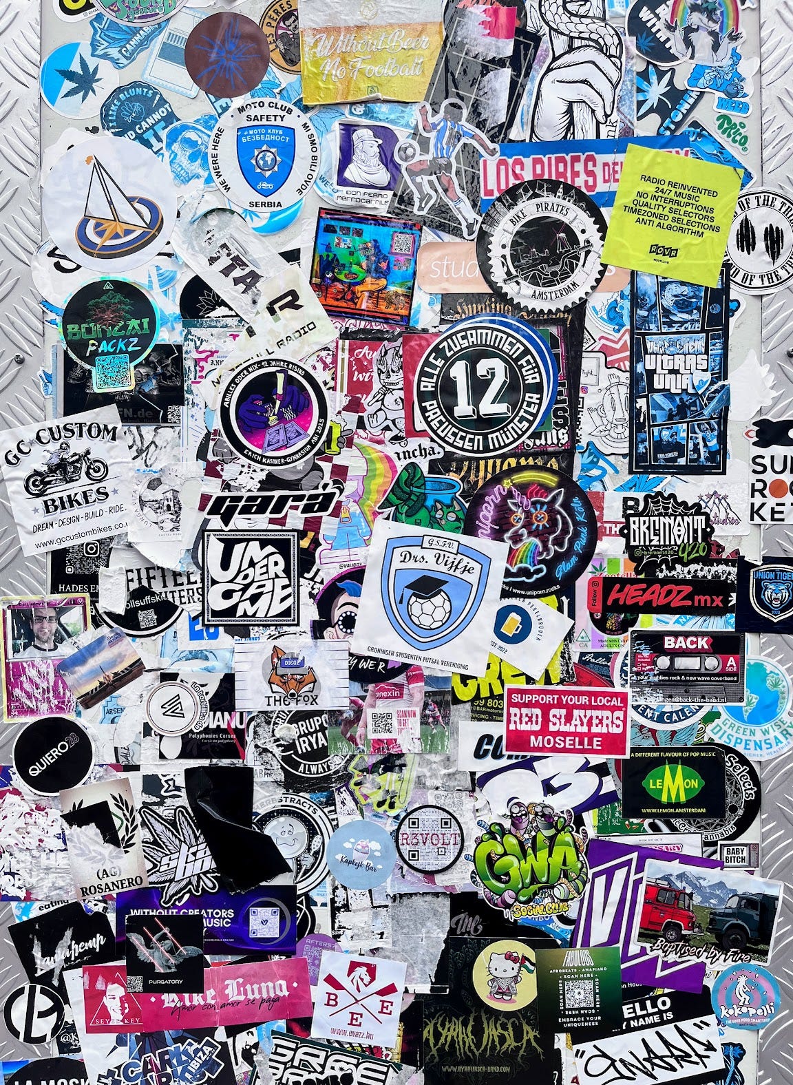 Stickers in Amsterdam Stickers in Amsterdam