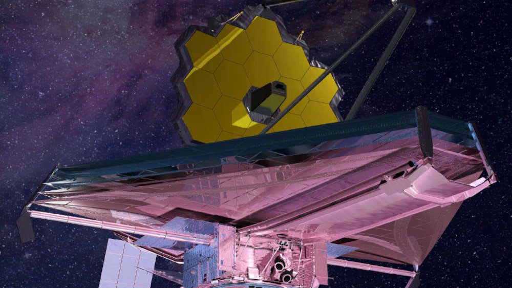 An artist's interpretation of the James Webb Telescope An artist's interpretation of the James Webb Telescope