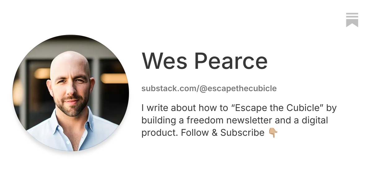 Wes Pearce | Substack