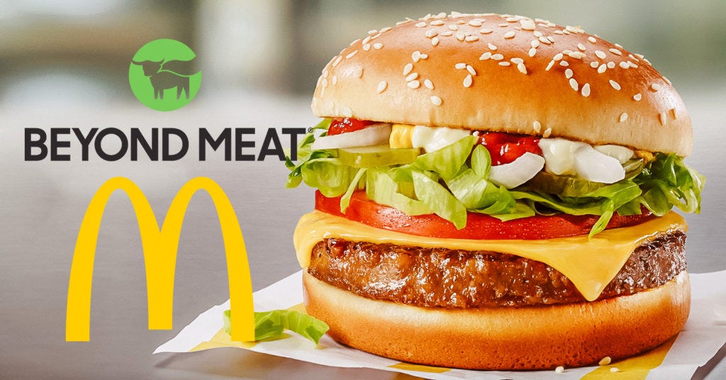 Beyond Meat Partners with McDonald's, Pizza Hut, Taco Bell, and KFC
