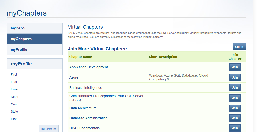 my PASS my Chapter Azure VC my PASS my Chapter Azure VC