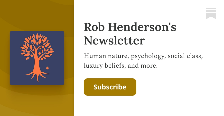 Rob Henderson's Newsletter | Substack