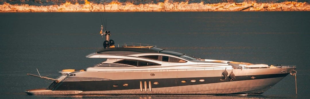 person inside white and black bowrider boat during daytime