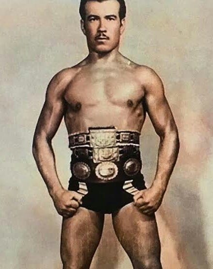 r/SquaredCircle - Gory Guerrero, the legendary patriarch of the Guerrero wrestling family with the Mexican National Welterweight Championship circa 1945