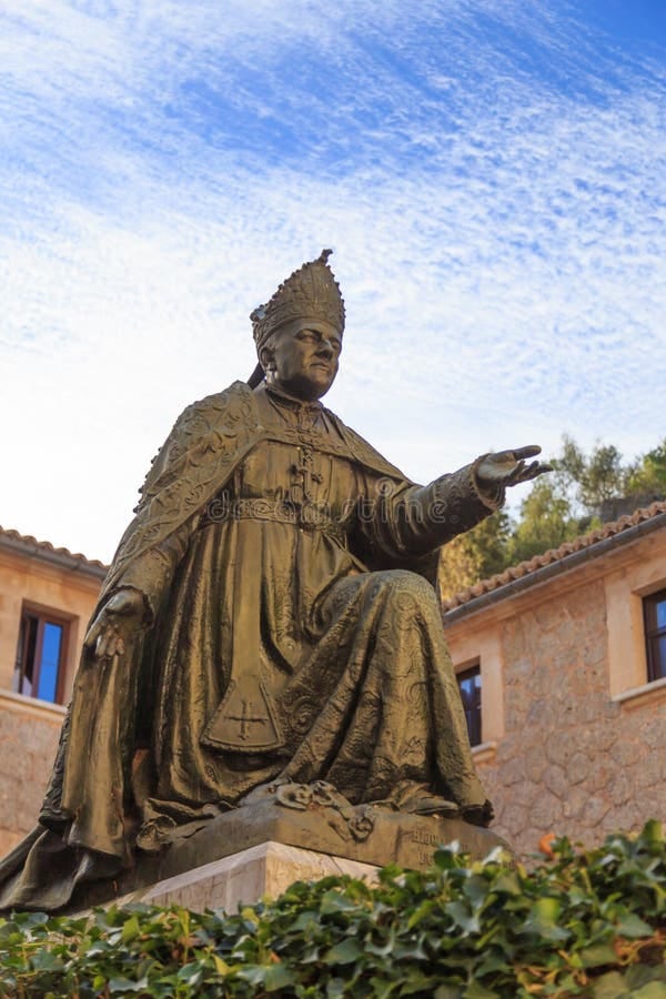 Statue of Bishop Pere-Joan Campins in De Lluc Monastery Stock Photo - Image  of divine, majorca: 75265920