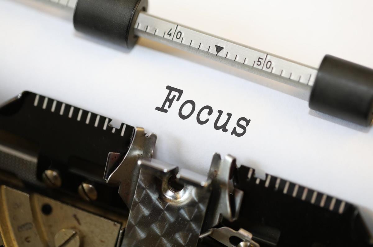 Focus - Free Creative Commons Typewriter image