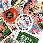How we choose what goes in the Sticker Club maildrop