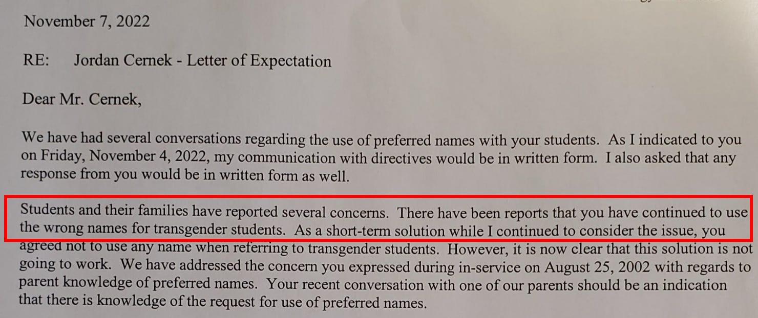 Teacher sues school district after getting fired for refusing to ...