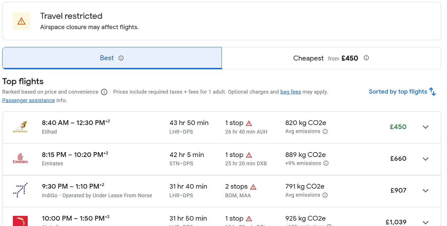 list of flights from london to bali list of flights from london to bali