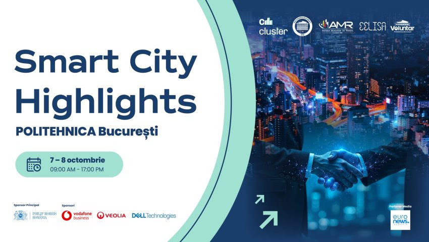 POLITEHNICA București lansează Smart City Highlights – cel mai mare eveniment dedicat orașelor inteligente din România