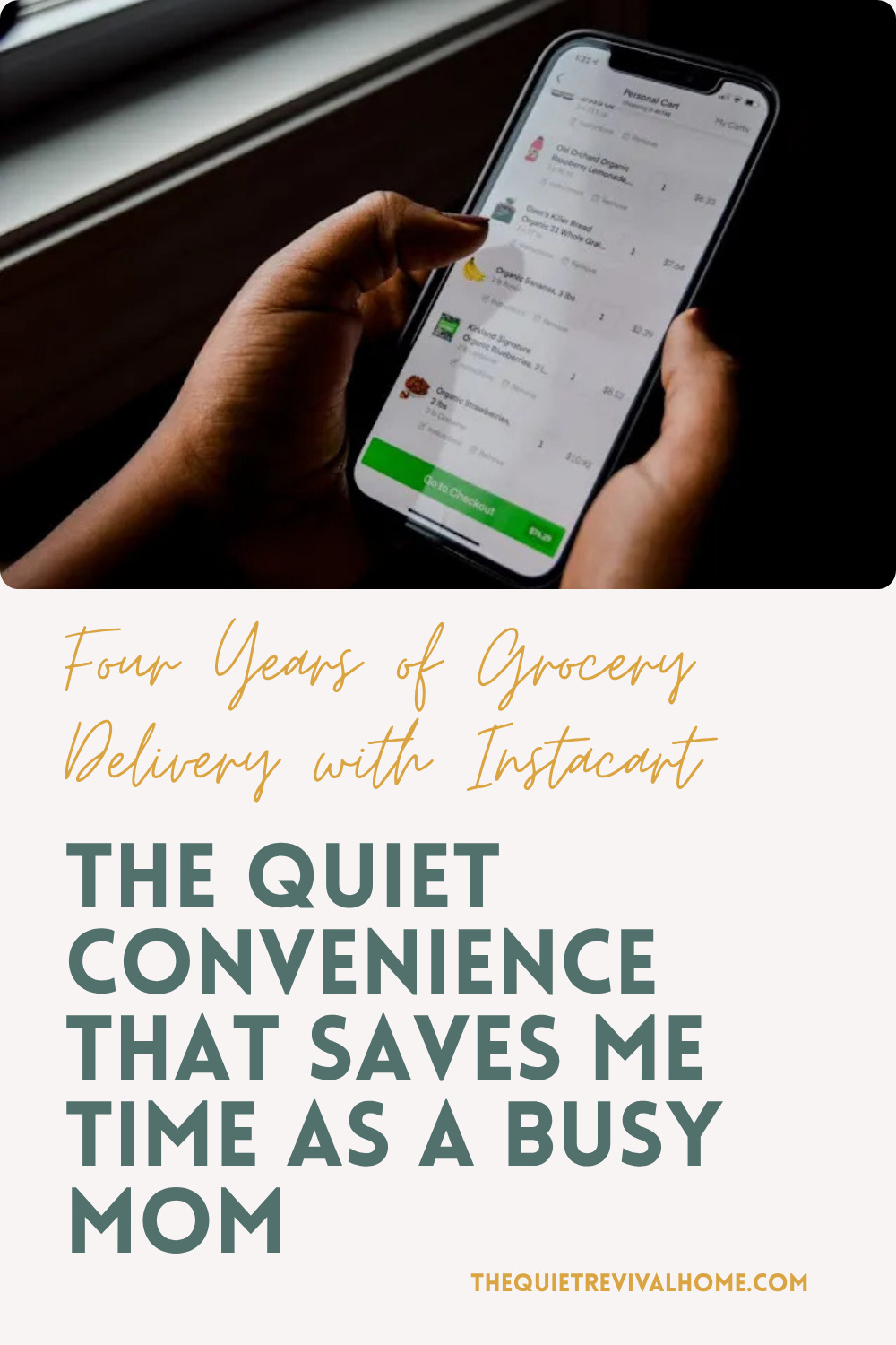 How grocery delivery with Instacart became one of the quiet rhythms helping me simplify life as a busy mom. Saving time, saving energy, and staying on budget.