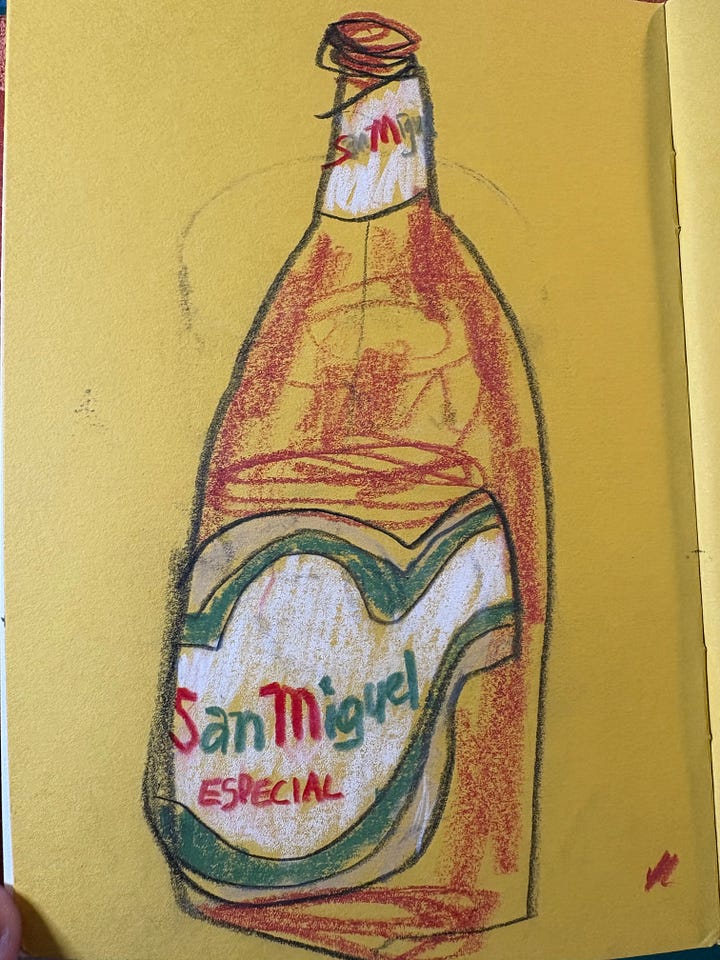 Sketches of random clutter on my desk