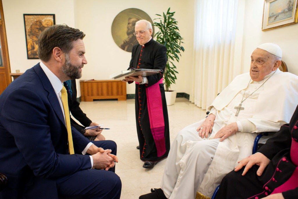 Vance meets Pope Francis on Easter Sunday after tangle over migration and  deportations | PBS News