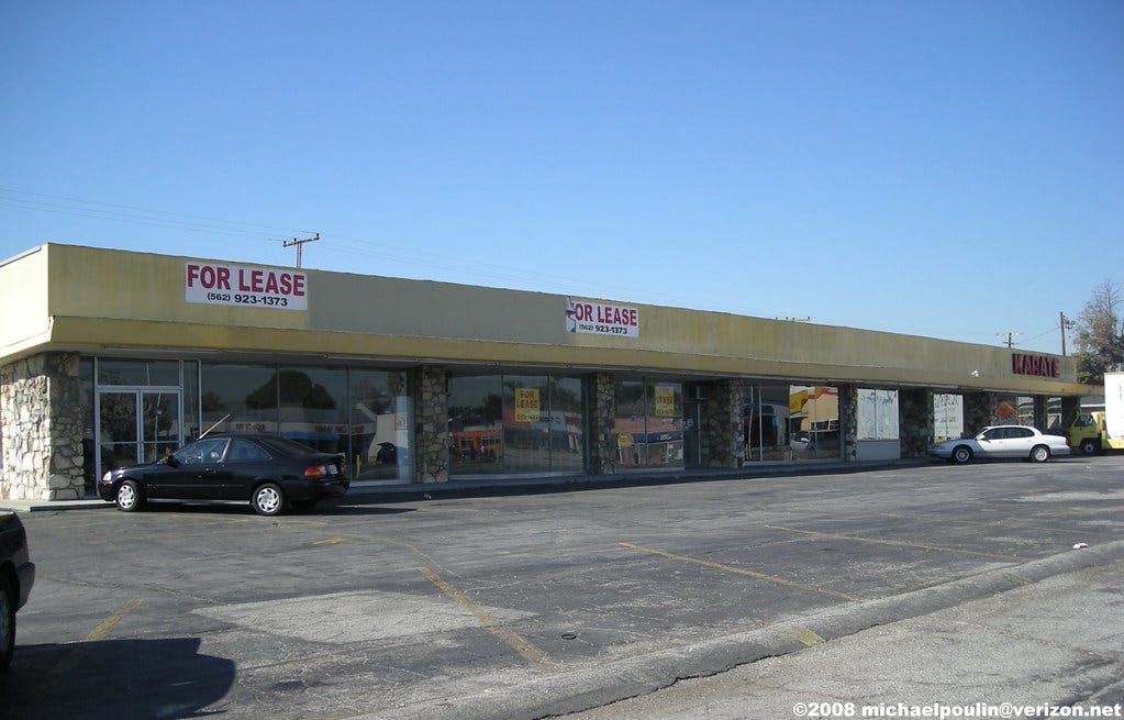 old vacant strip mall on Imperial Hwy ( City of Downey,CA)… | Flickr