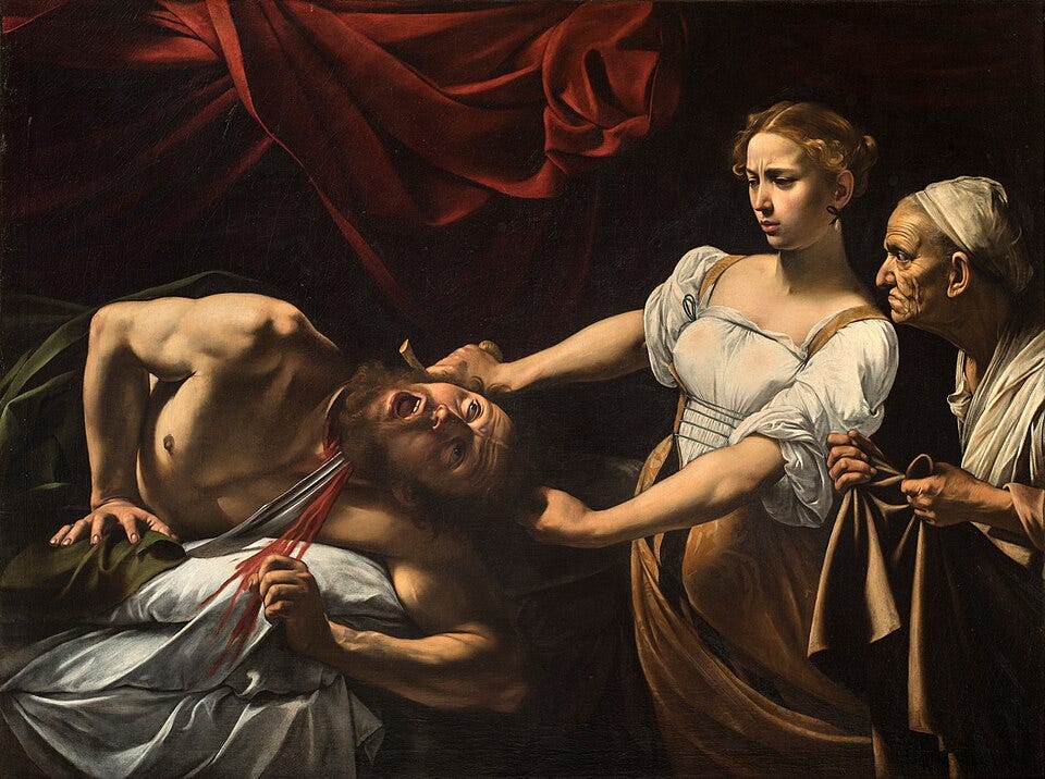 Judith Beheading Holofernes (Caravaggio) - Wikipedia