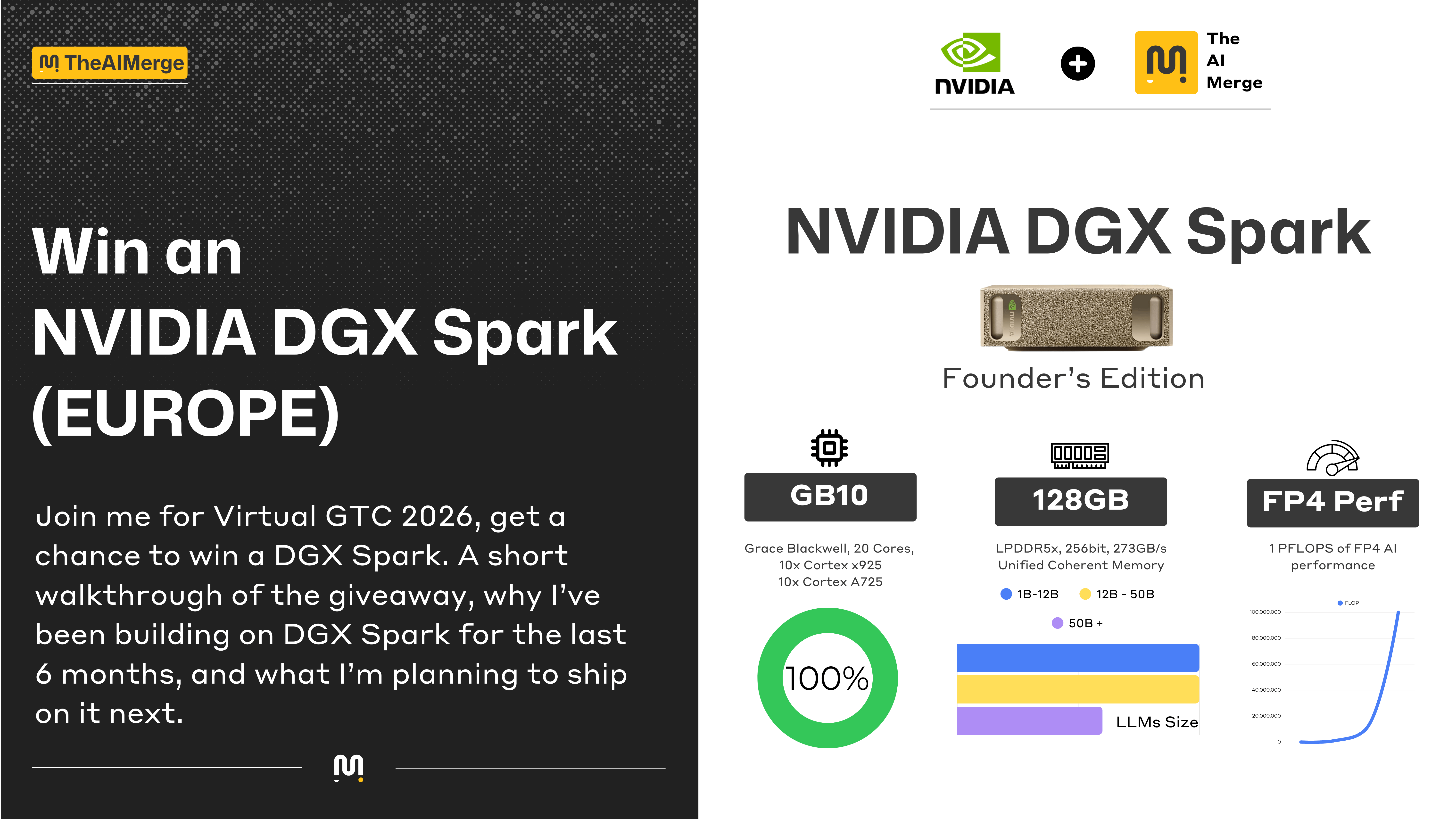 Win an NVIDIA DGX Spark by joining me for Virtual NVIDIA GTC 2026