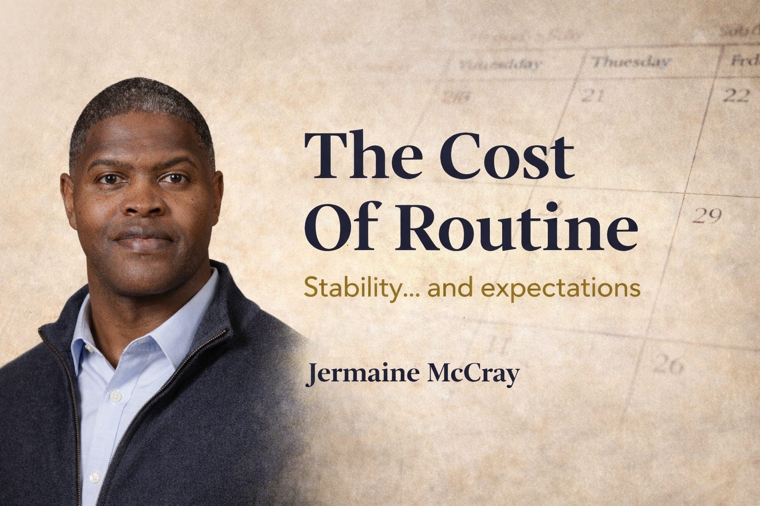 The Cost of Routine