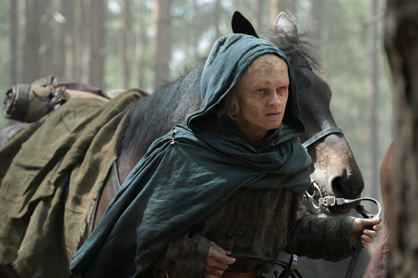 Tom Glynn-Carney as Aegon II Targaryen in House of the Dragon season 3 on HBO.