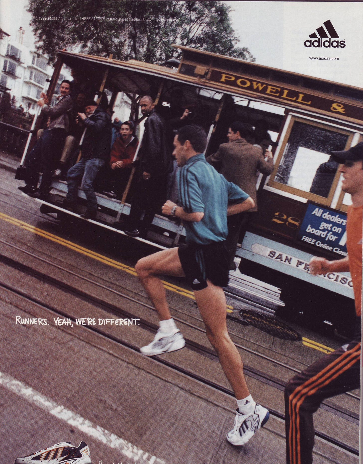 Werbekampagne von Adidas: Runners. Yeah, We're Different Joggen ... Werbekampagne von Adidas: Runners. Yeah, We're Different Joggen ...