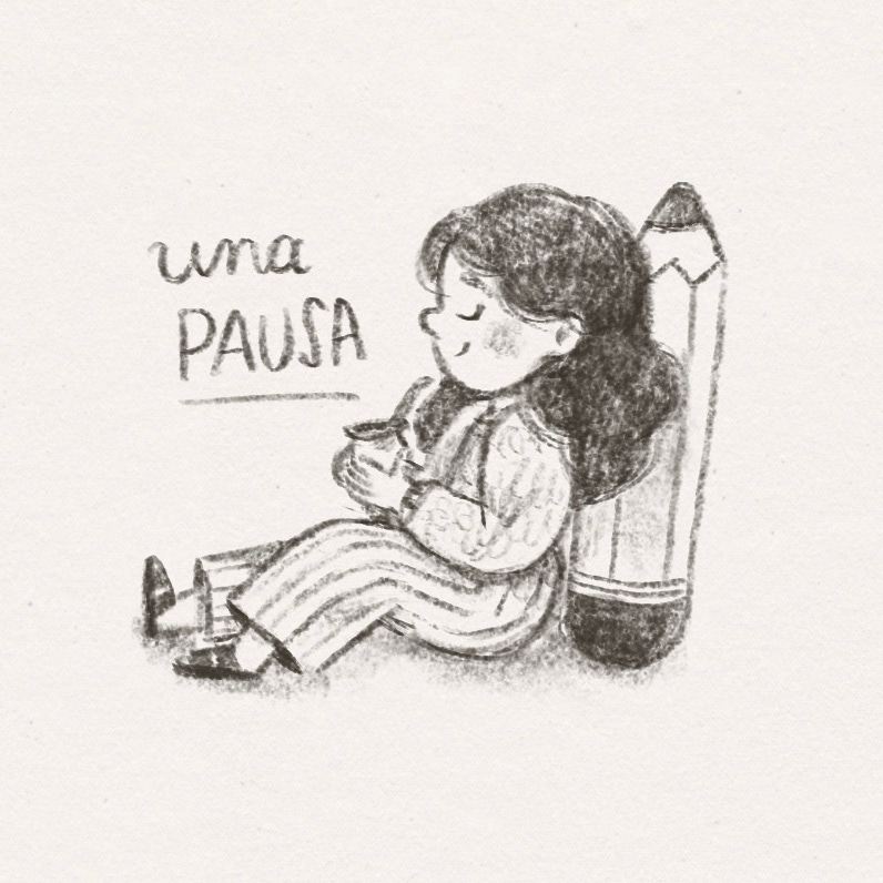 Una pausa ~ Reflexiones desde mi estudio.