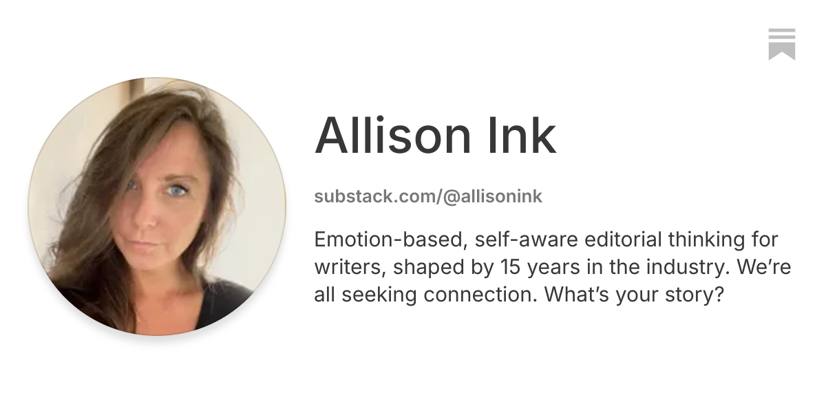 Allison Ink | Substack