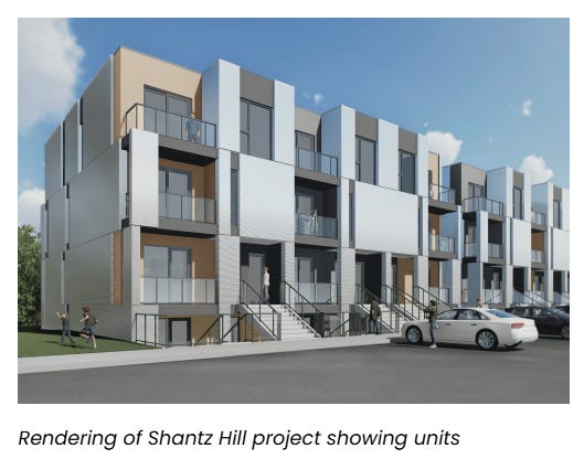 Artist rendering of the Shantz Hill project