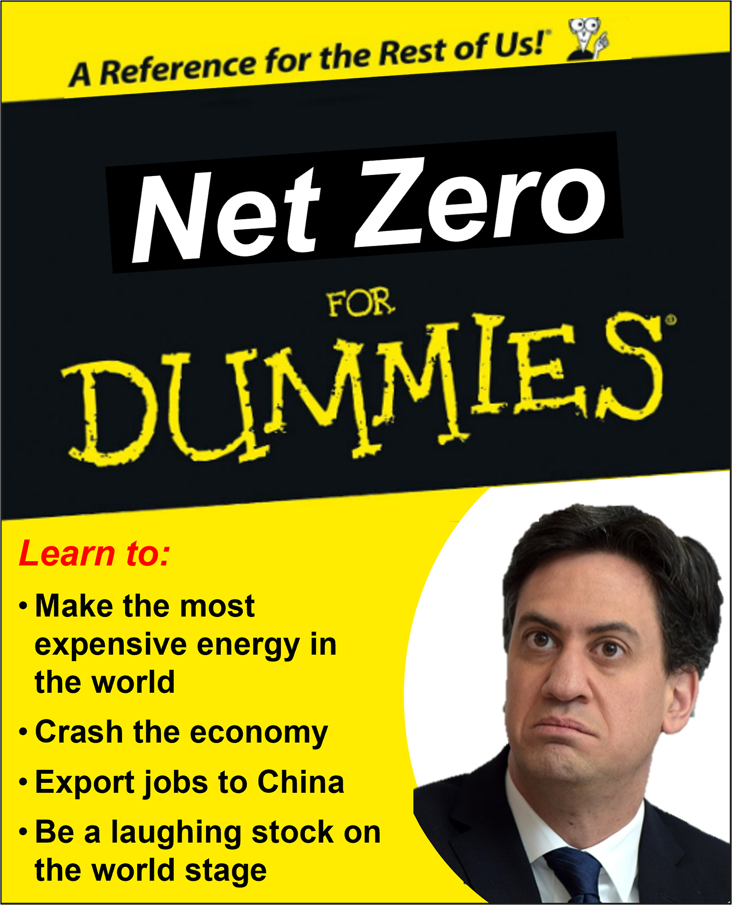 Ed Miliband Net Zero for Dummies