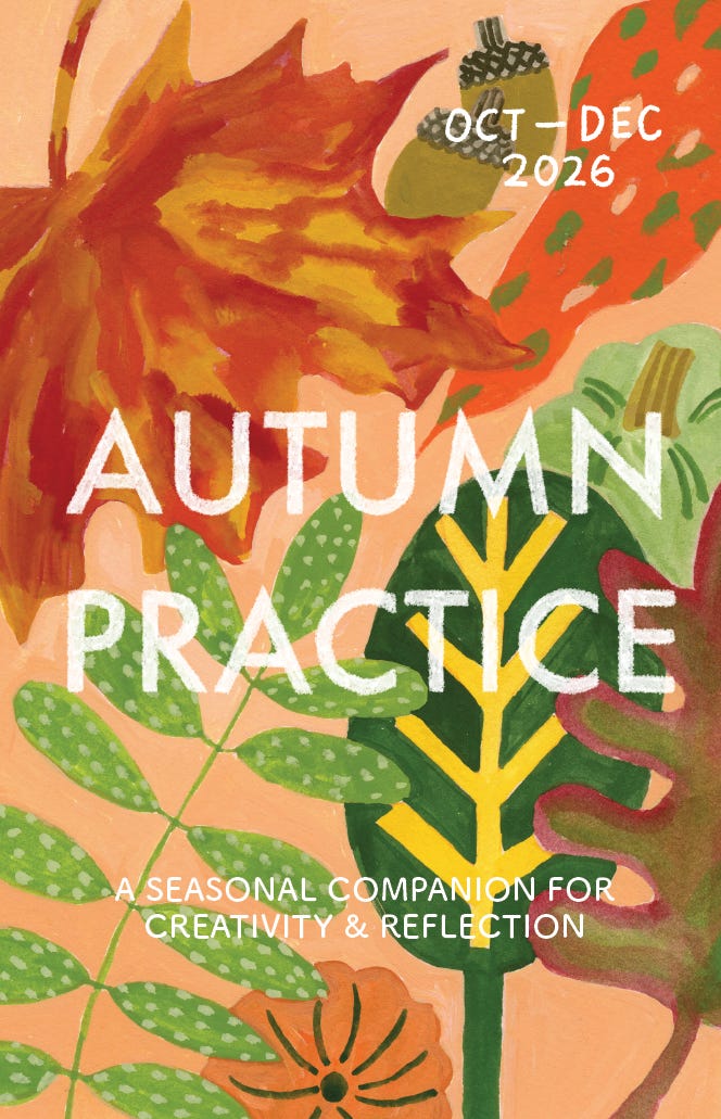 Autumn Practice cover and supplementary art