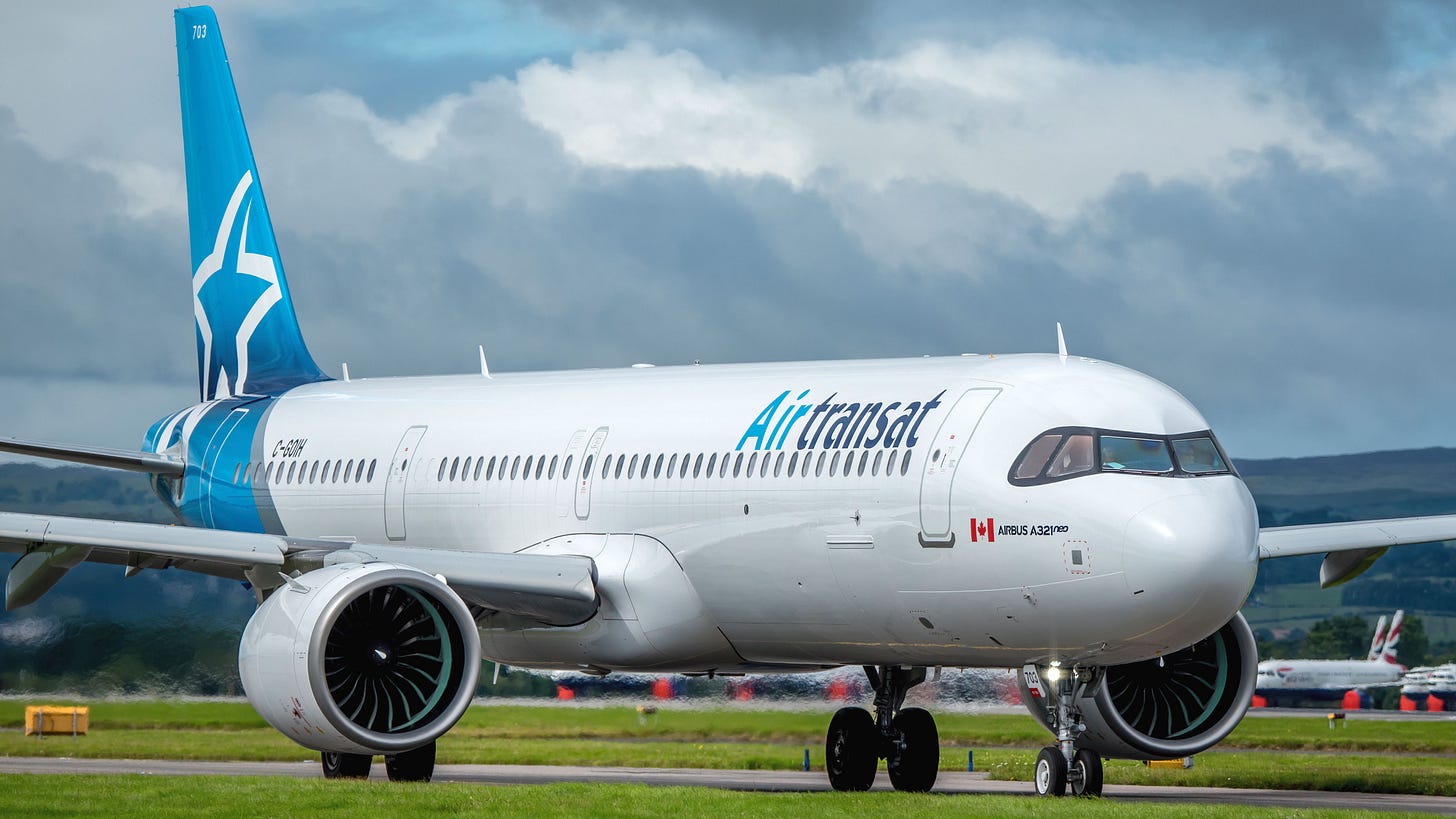Warm Winter: Air Transat Operates First Peru-Bound Flight With The Airbus  A321LR
