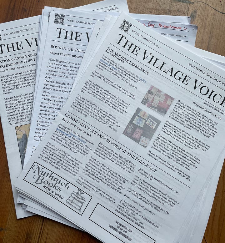 The Village Voice - Groundwork CSC - The Rolling Hills
