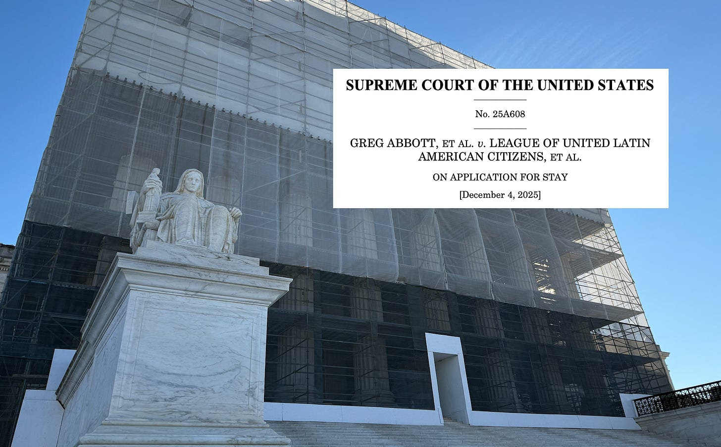 Supreme Court allows new Texas congressional map to be used in 2026