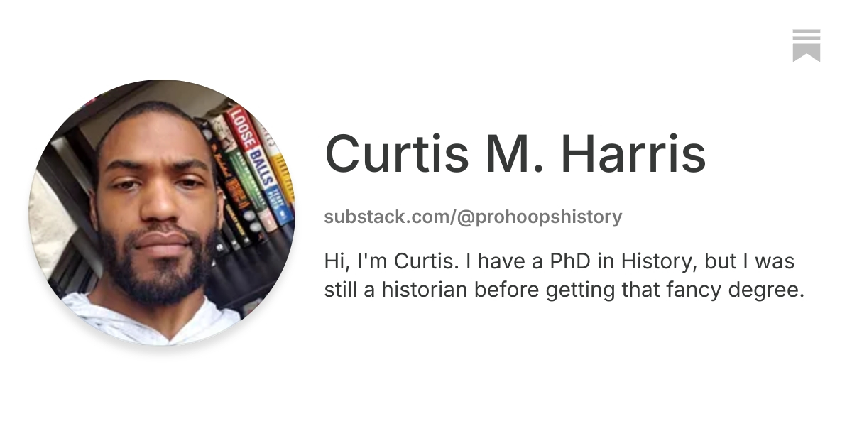 Curtis M. Harris | Substack