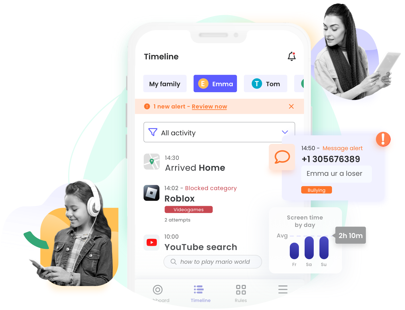 Qustodio - Best parental control app