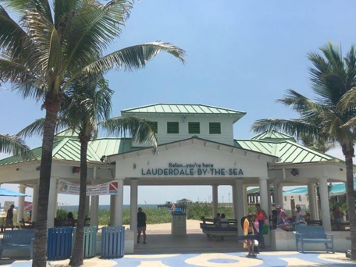 Lauderdale-By-The-Sea Welcome Arch at the Pier