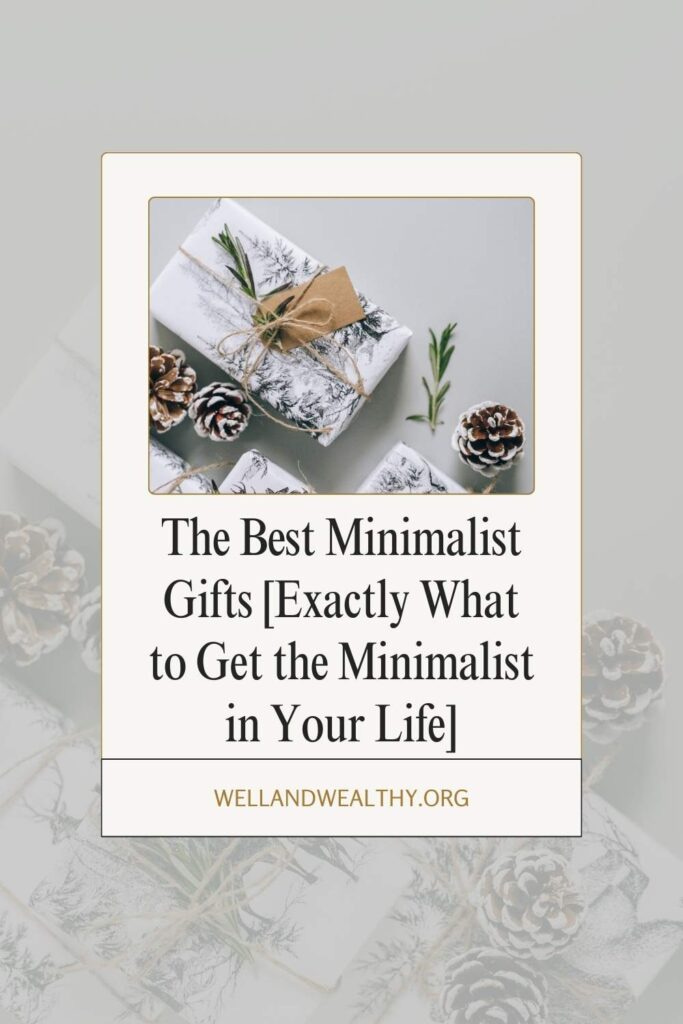 The Best Minimalist Gifts