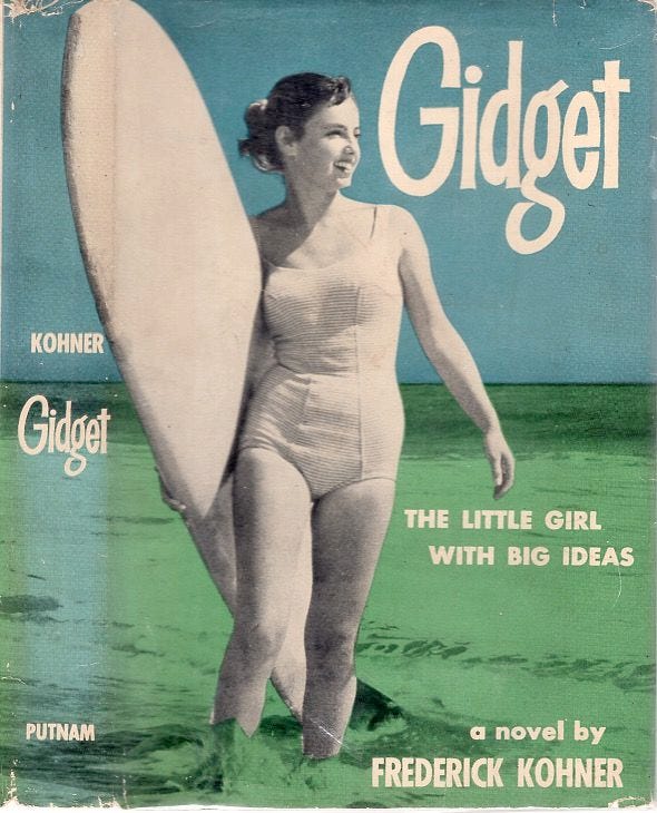 GIDGET. by Frederick KOHNER - First Edition - 1957 - from MONROE STAHR  BOOKS (SKU: 20221919532)