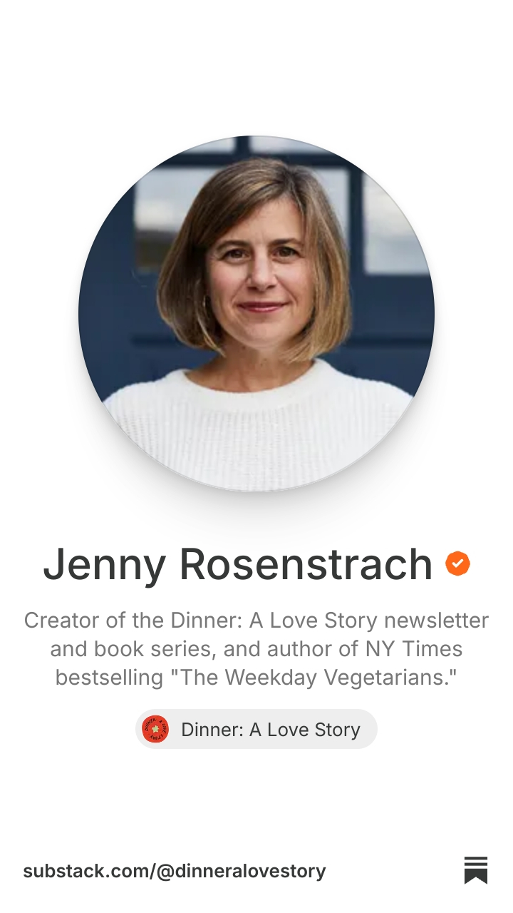 Jenny Rosenstrach | Substack