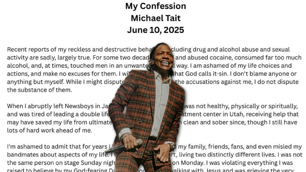 Michael Tait of Newsboys Confesses to Drug Use, ‘Sexual Activity’ in New Statement