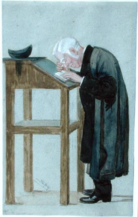 Caricature of an Oxford Don from Leslie Matthew Ward Caricature of an Oxford Don from Leslie Matthew Ward