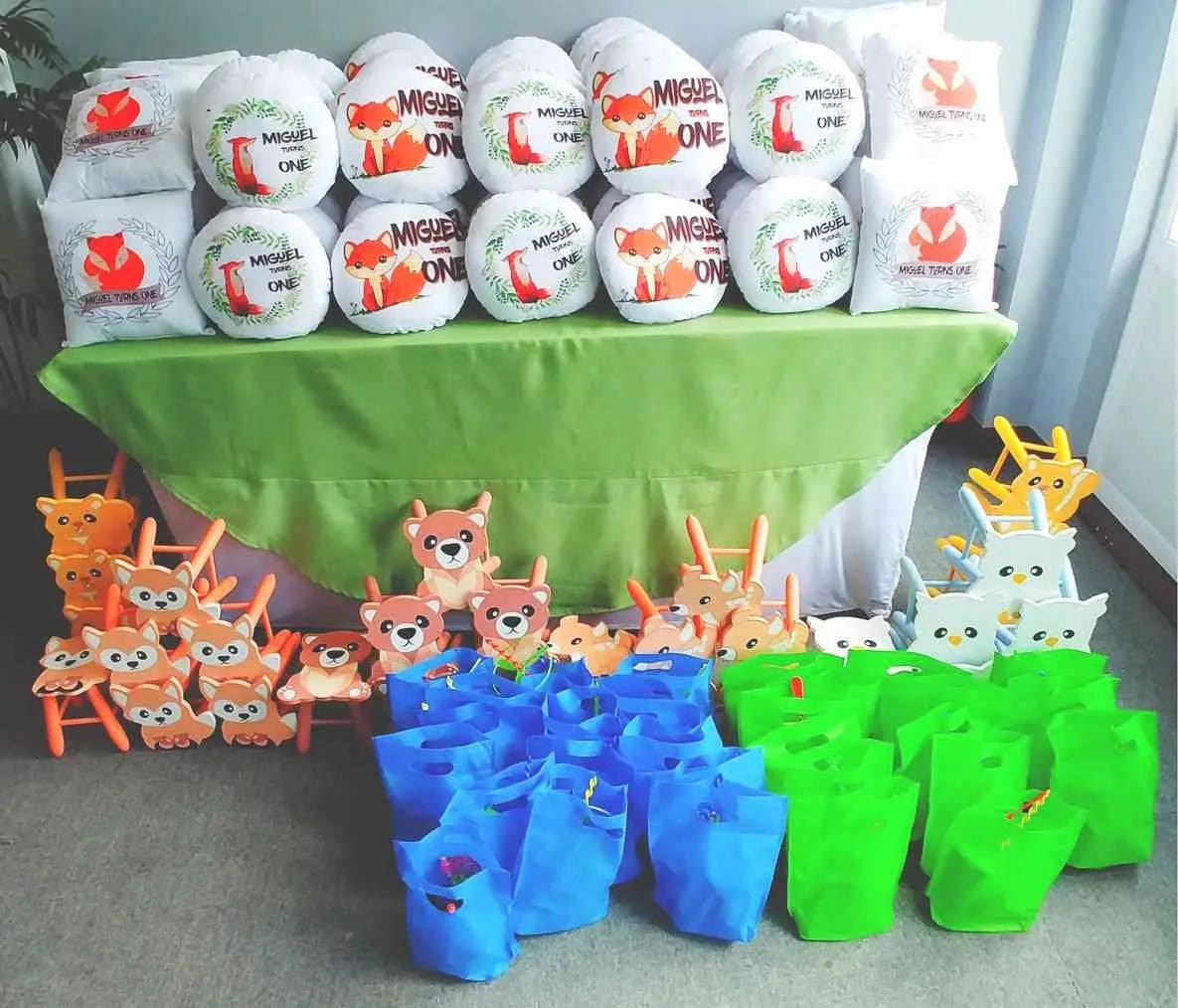 Giveaways and loot bags for Miguel's first birthday Giveaways and loot bags for Miguel's first birthday