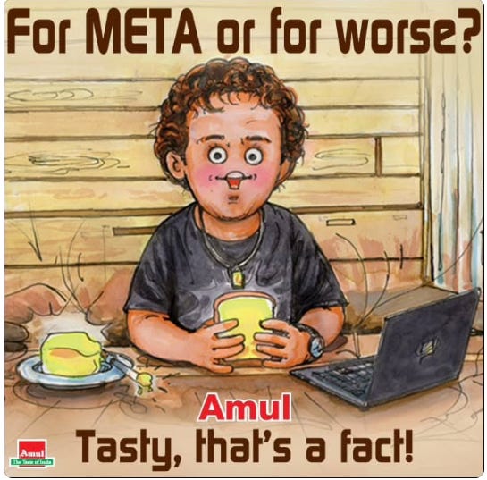 Amul ad from Jan 2025