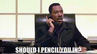 YARN | Should I pencil you in? | Boomerang (1992) | Video gifs by quotes |  97105128 | 紗