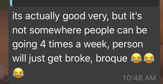 WhatsApp message WhatsApp message