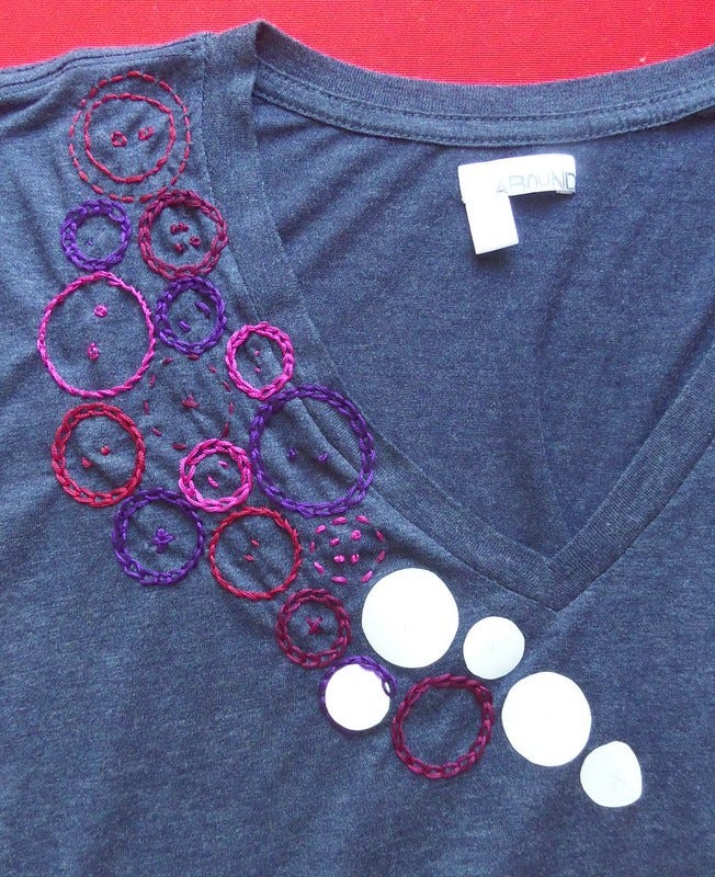 Embroidered Buttons Embroidered Buttons