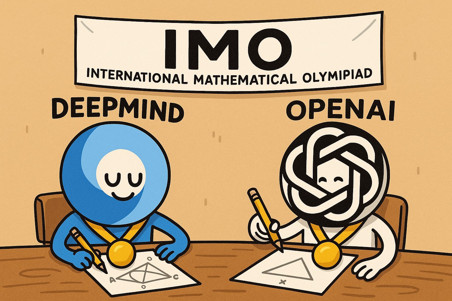 DeepMind and OpenAI Achieve Gold at International Mathematical Olympiad