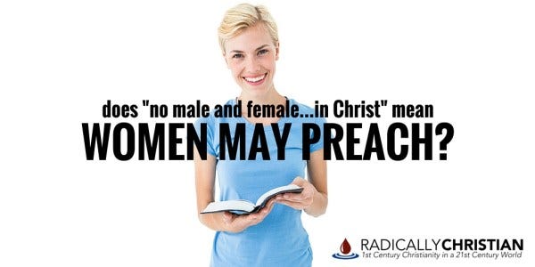woman preaching woman preaching