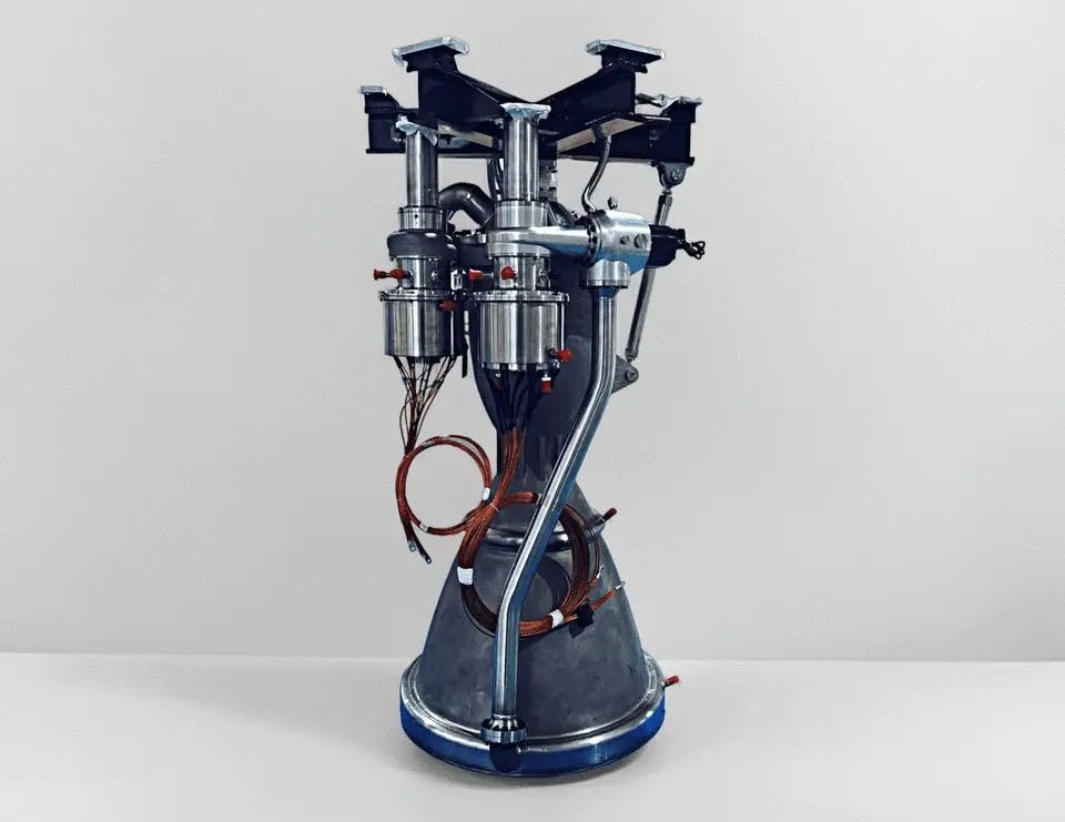 A Lieyan-2 engine with its electrically driven pumps installed. A Lieyan-2 engine with its electrically driven pumps installed.