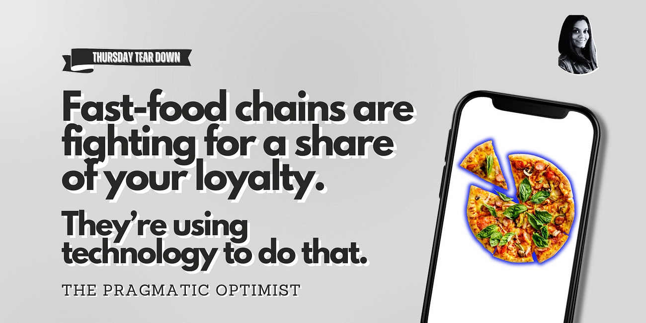How fast-food chains are using technology to drive customer loyalty and higher spend?