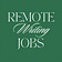 Remote Writing Jobs