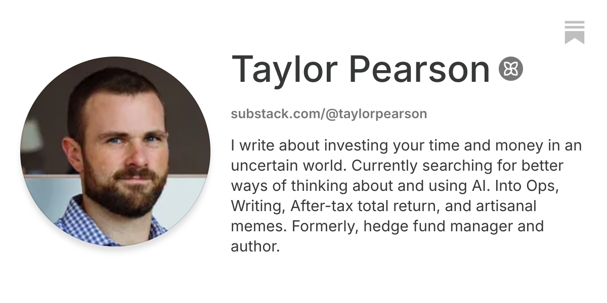 Taylor Pearson | Substack